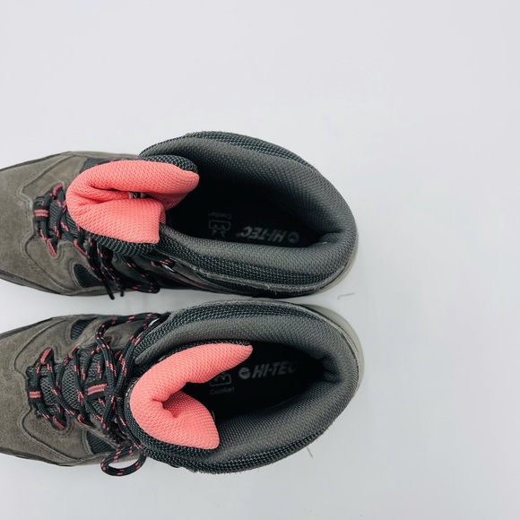 WOMENS HI-TEC WATERPROOF HIKING TRAIL OUTDOOR TALL HIGH TOP BOOTS SHOES - Picture 9 of 12